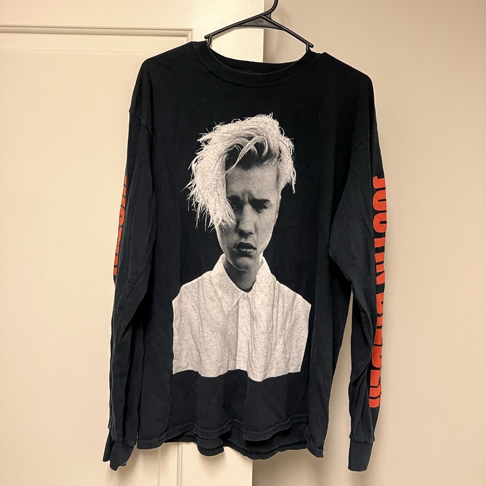 Justin Bieber - Purpose World Tour Graphic Long Sleeve